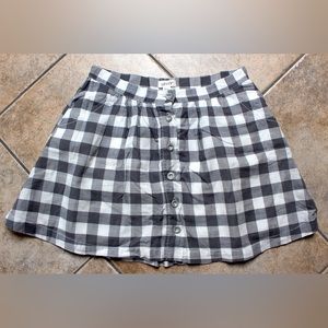 Levi's Checkered Button Up Skirt Size 0 / 25